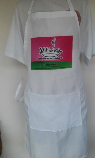 avental sem estampa,com bolso