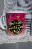 Caneca cerâmica personalizada