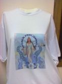 Camiseta Iemanjá bordada